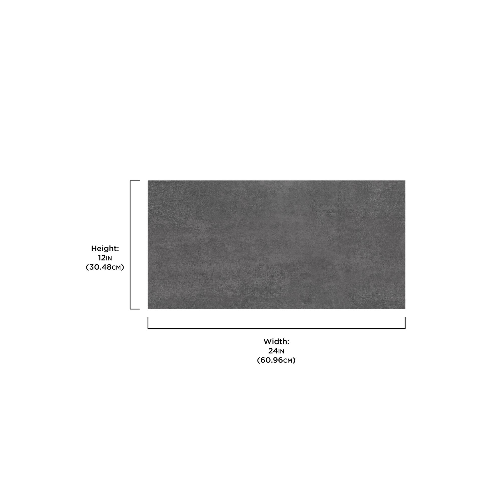 FloorPops Quarry Dark Gray Peel & Stick Floor Tiles